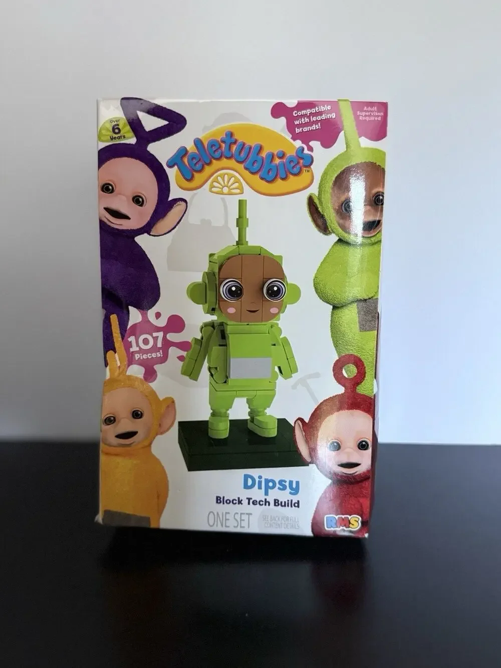 2025 Teletubbies Dipsy Block Tech Build 107 Pc Sealed RMS Compatible Brick Set